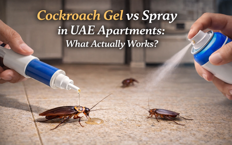 Cockroach Gel vs Spray in UAE Apartments What Actually Works