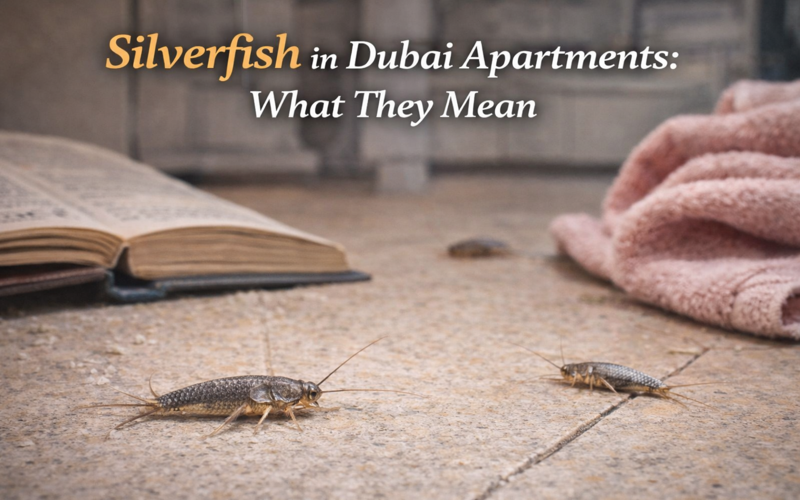 Silverfish in Dubai Apartments: What They Mean