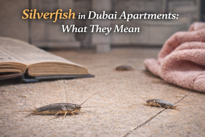 Silverfish in Dubai Apartments: What They Mean